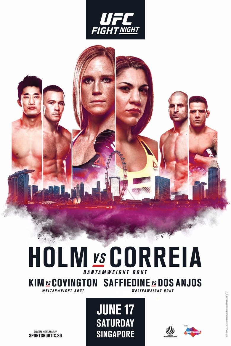 Poster of UFC Fight Night 111: Holm vs. Correia