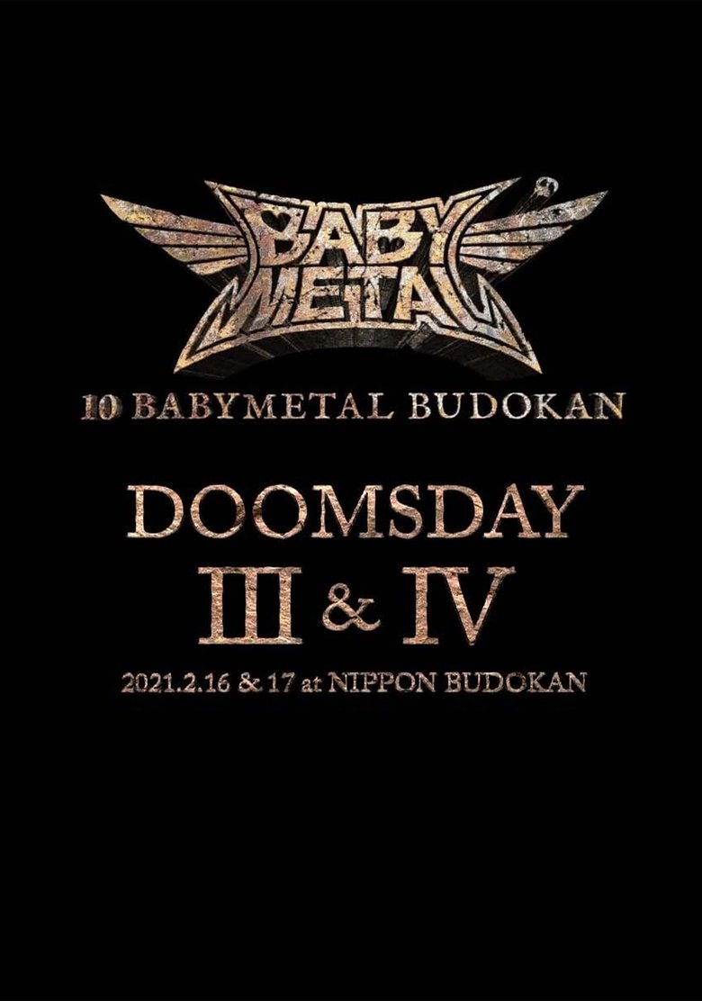 Poster of 10 BABYMETAL BUDOKAN - DOOMSDAY III & IV