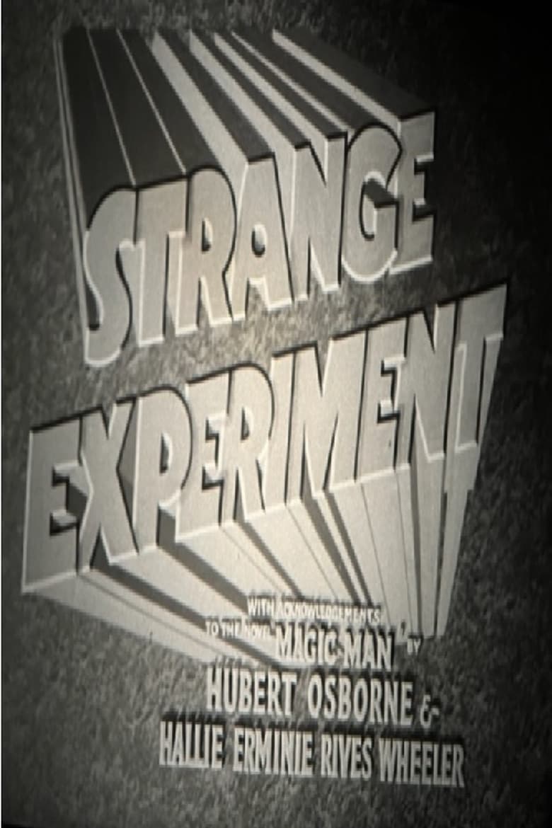 Poster of Strange Experiment