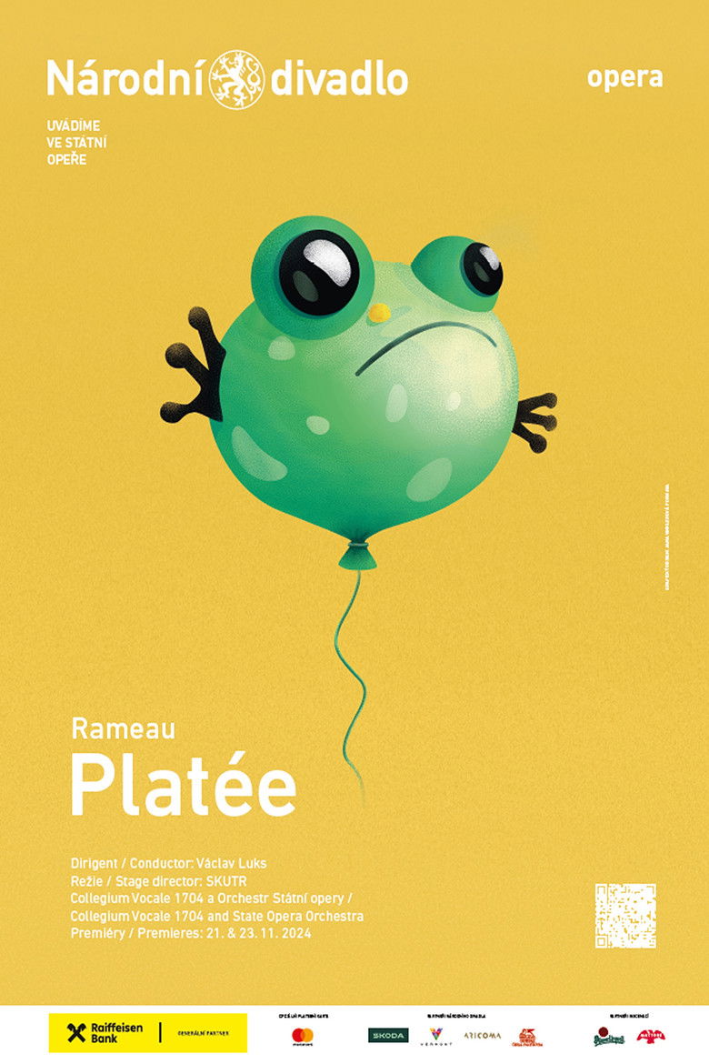 Poster of Jean-Philippe Rameau: Platée  @ Czech National Theatre, Prague