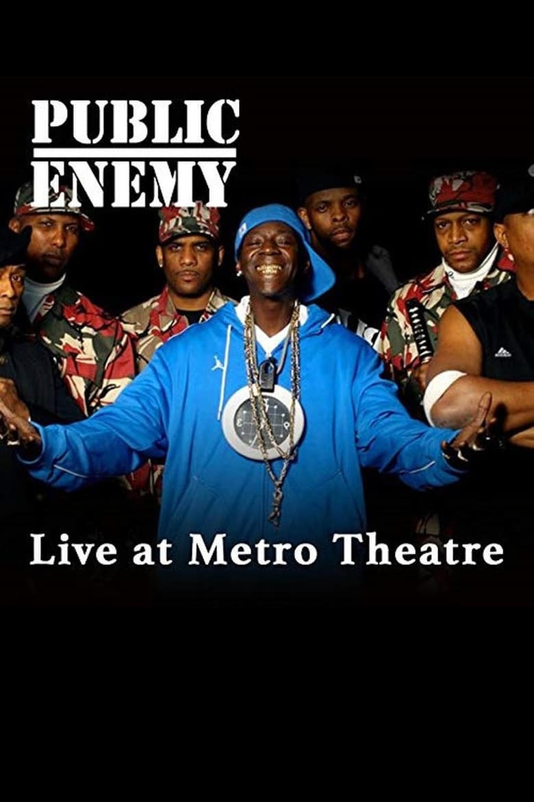 Poster of Public Enemy Live at the Metro Theatre