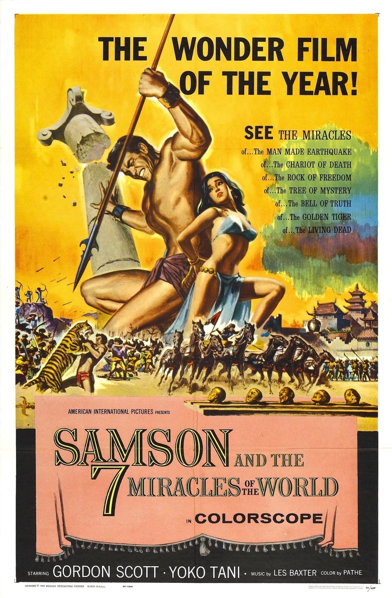 Poster of Samson and the 7 Miracles of the World