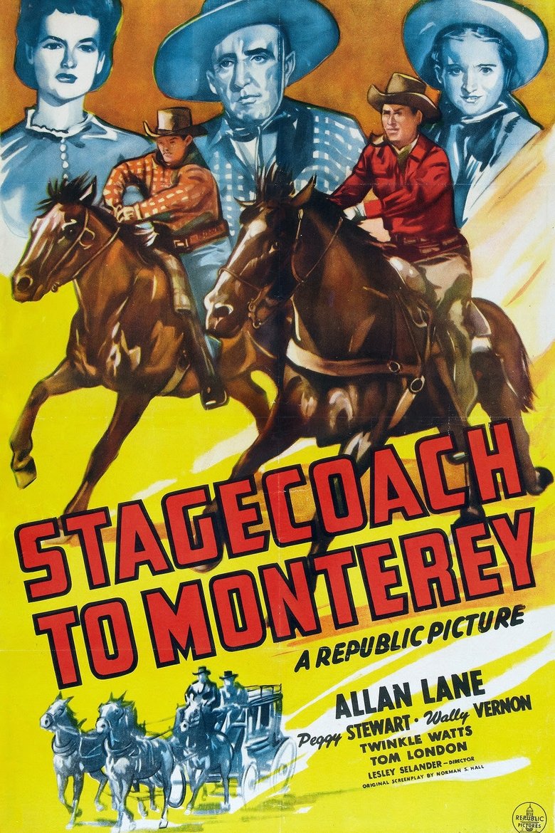 Poster of Stagecoach to Monterey