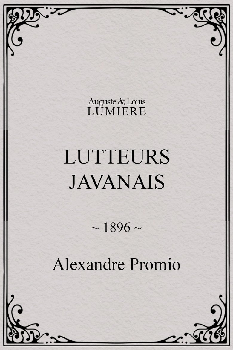 Poster of Lutteurs javanais
