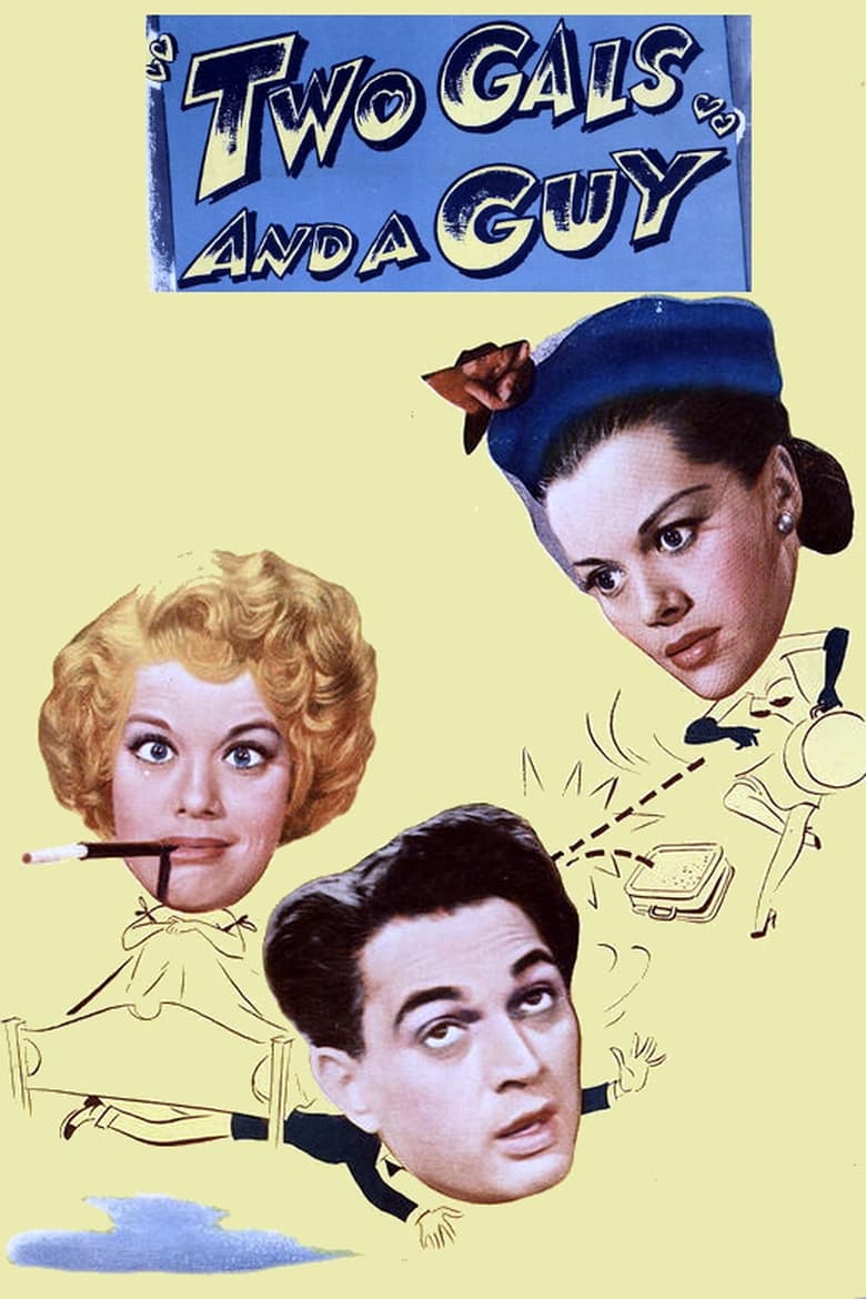 Poster of Two Gals and a Guy