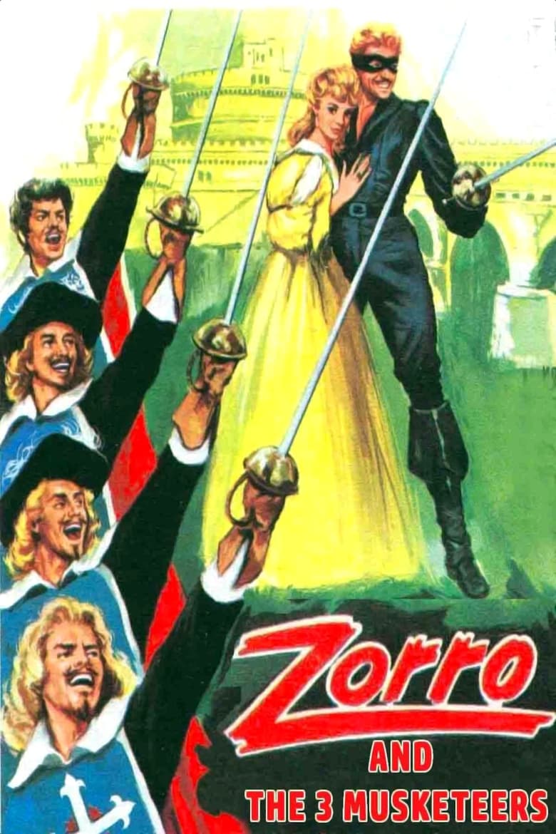 Poster of Zorro and the Three Musketeers