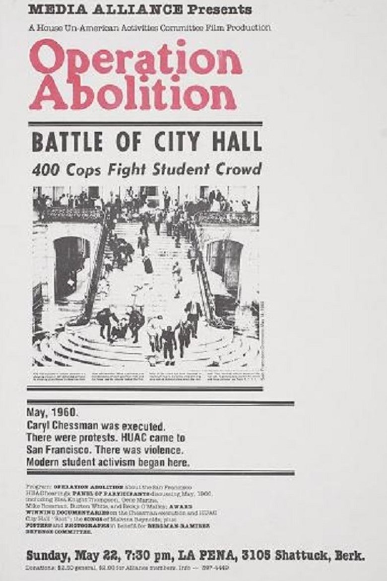 Poster of Operation Abolition