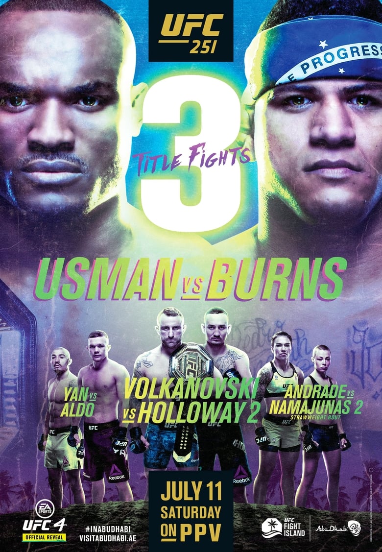 Poster of UFC 251: Usman vs. Masvidal