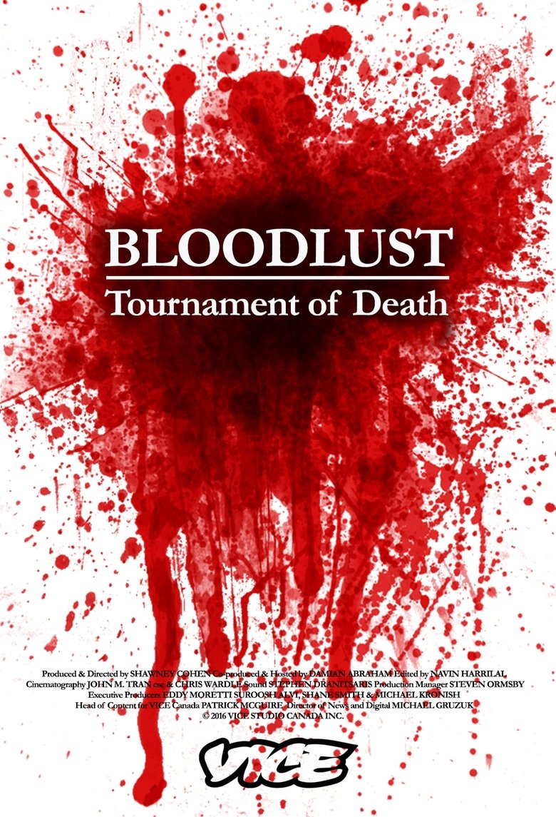 Poster of Bloodlust: Tournament of Death