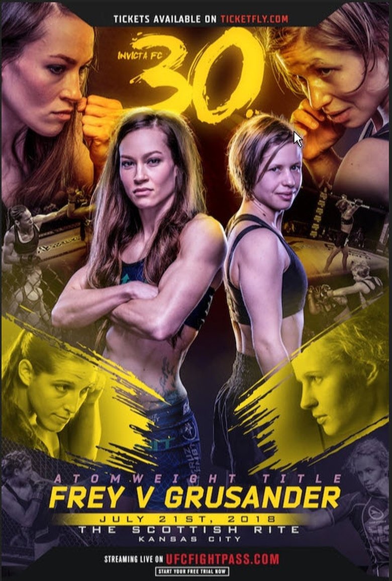 Poster of Invicta FC 30: Frey vs. Grusander