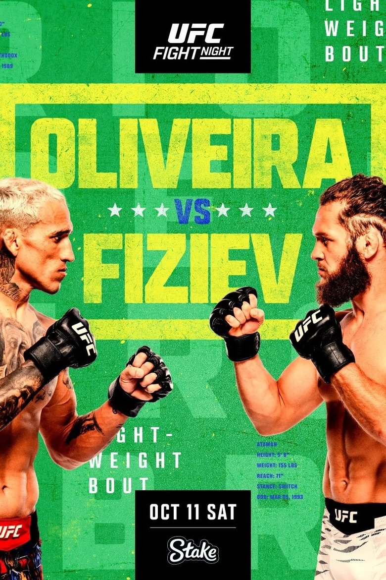 Poster of UFC Fight Night 261: Oliveira vs Fiziev