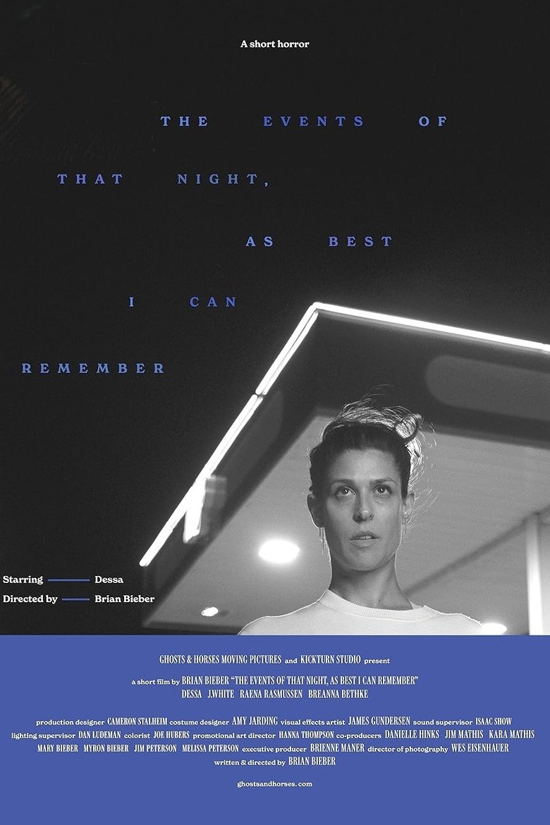 Poster of The Events of That Night, As Best I Can Remember