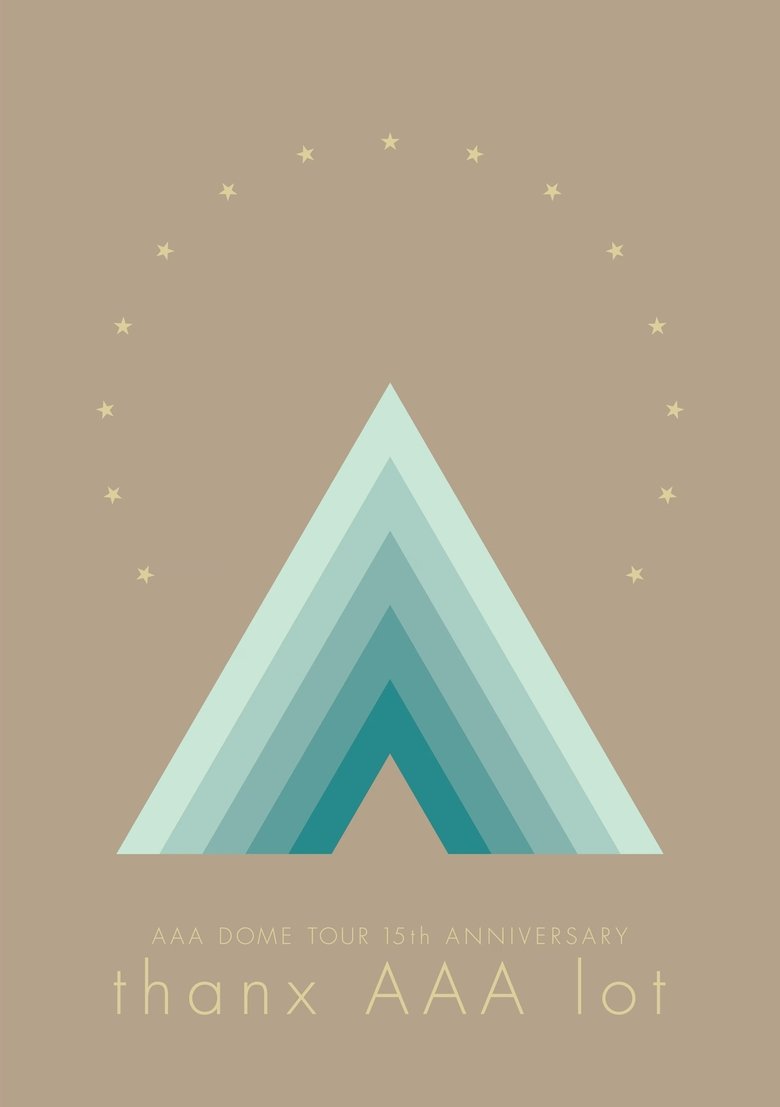 Poster of AAA DOME TOUR 15th ANNIVERSARY -thanx AAA lot-