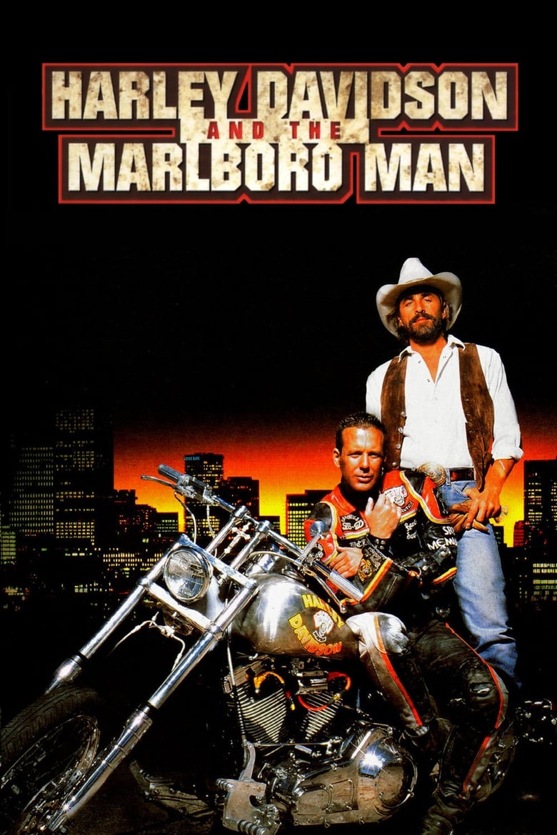 Poster of Harley Davidson and the Marlboro Man