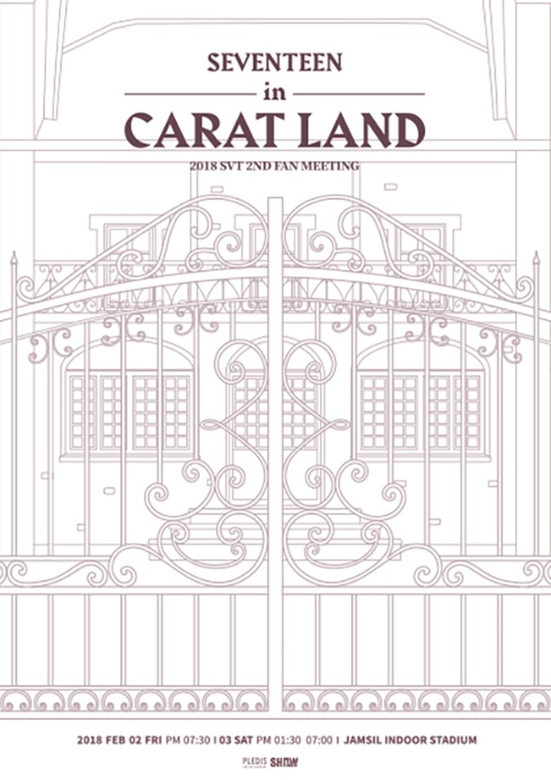 Poster of SEVENTEEN in CARAT LAND