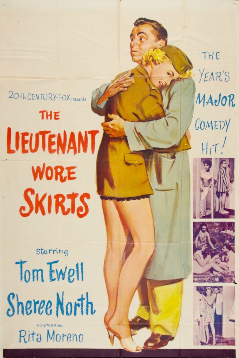 Poster of The Lieutenant Wore Skirts