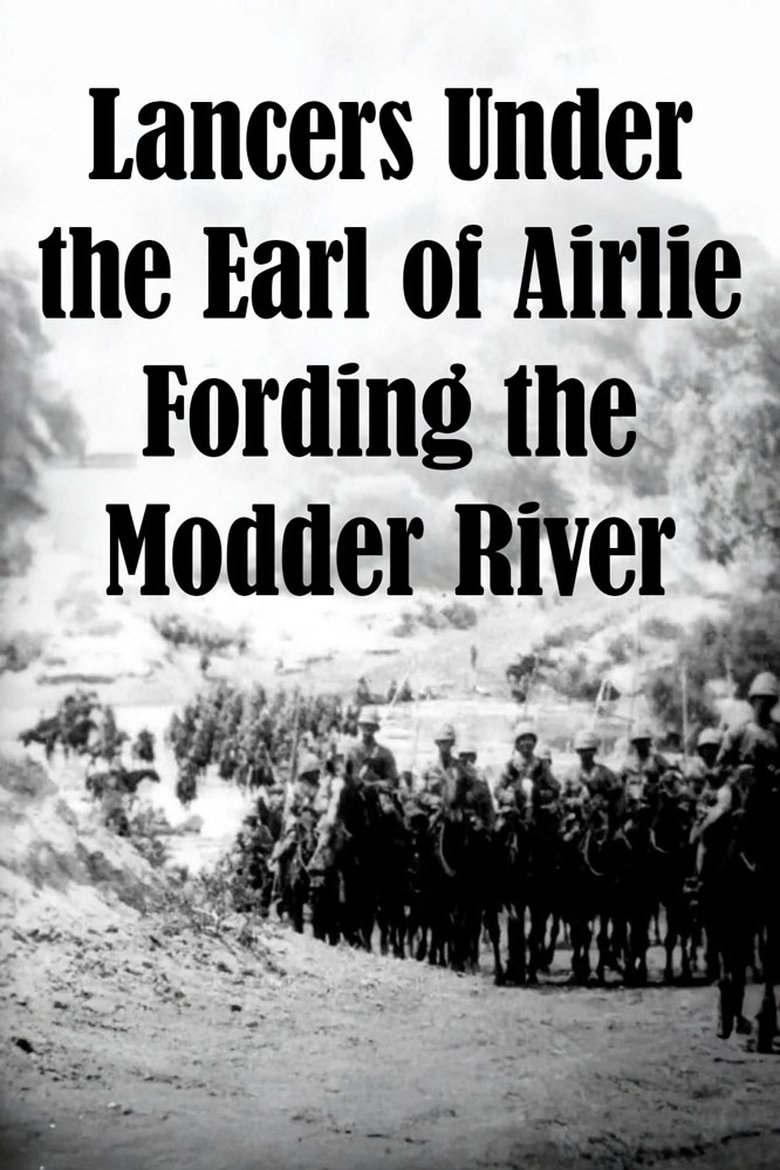 Poster of Lancers Under the Earl of Airlie Fording the Modder River