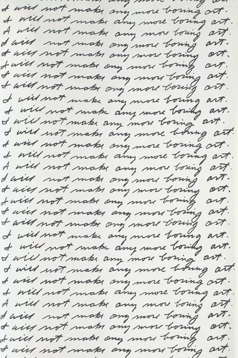 Poster of I Will Not Make Any More Boring Art
