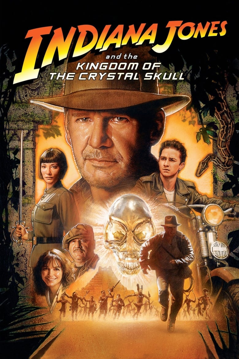 Poster of Indiana Jones and the Kingdom of the Crystal Skull