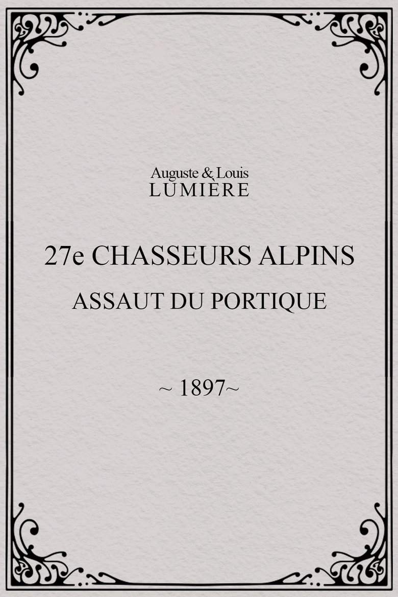 Poster of 27ème chasseurs alpins : assaut du portique