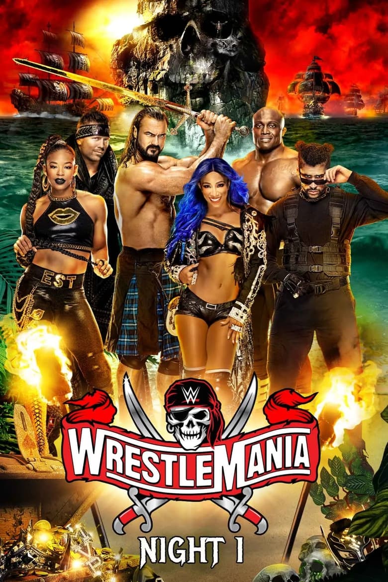 Poster of WWE WrestleMania 37: Night 1