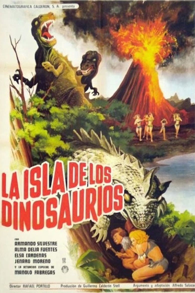 Poster of The Island of the Dinosaurs