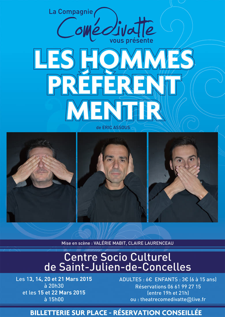 Poster of Les hommes preferent mentir