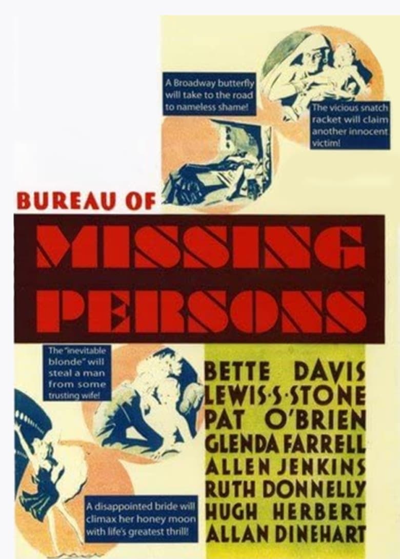 Poster of Bureau of Missing Persons