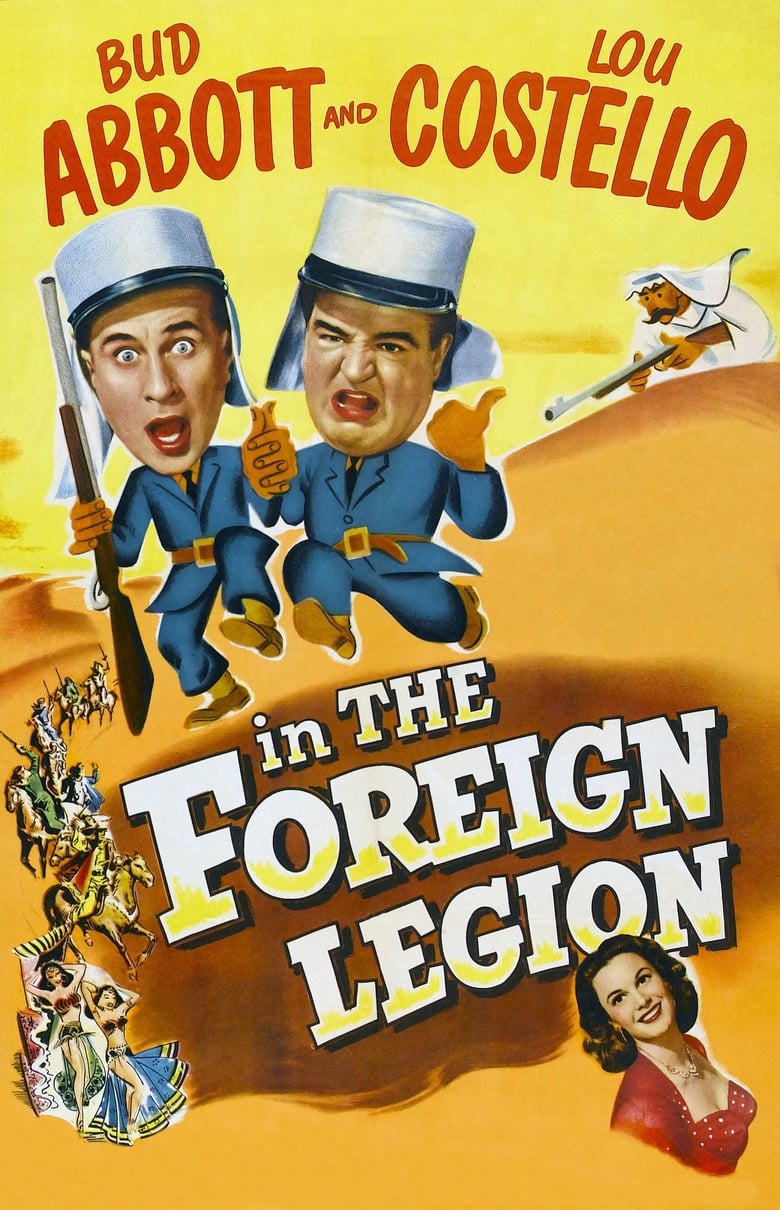 Poster of Abbott and Costello in the Foreign Legion