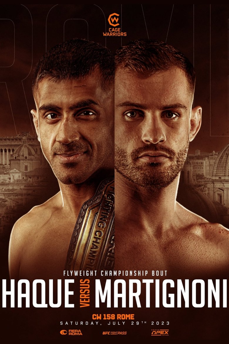 Poster of Cage Warriors 158: Rome