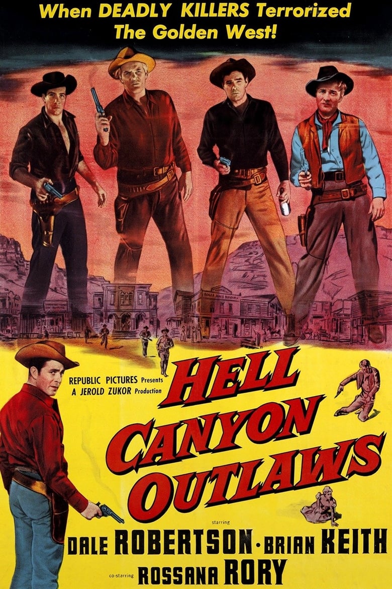 Poster of Hell Canyon Outlaws