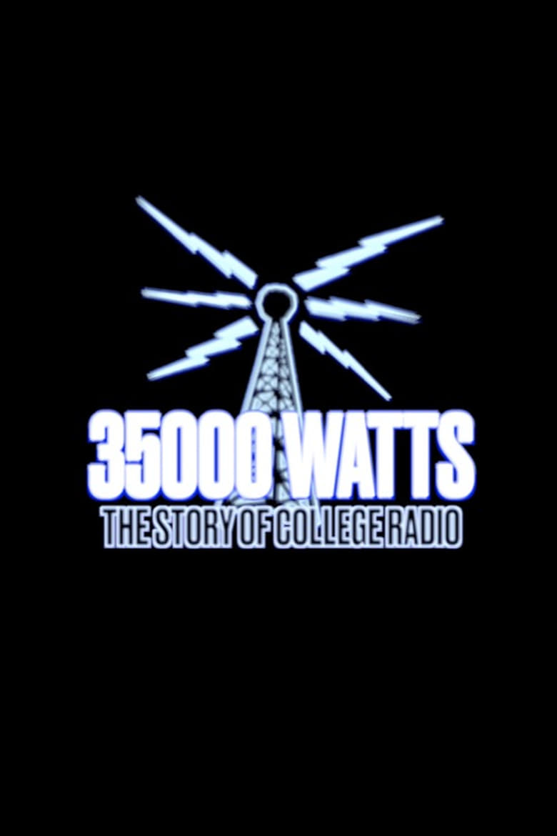 Poster of 35000 Watts: The Story of College Radio