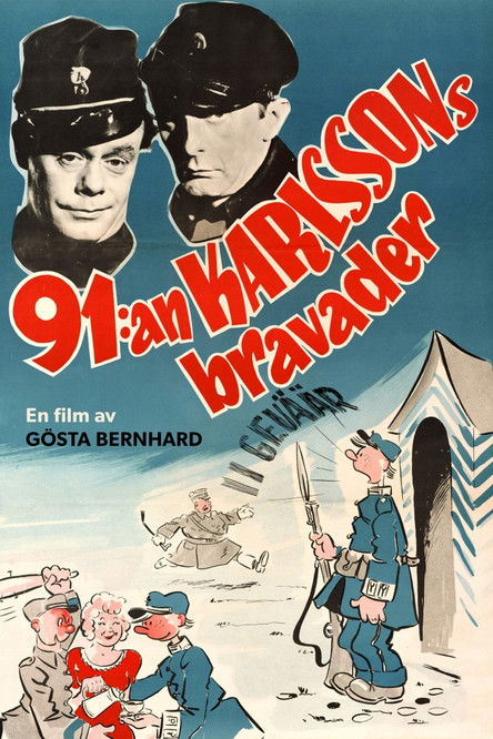 Poster of 91:an Karlssons bravader