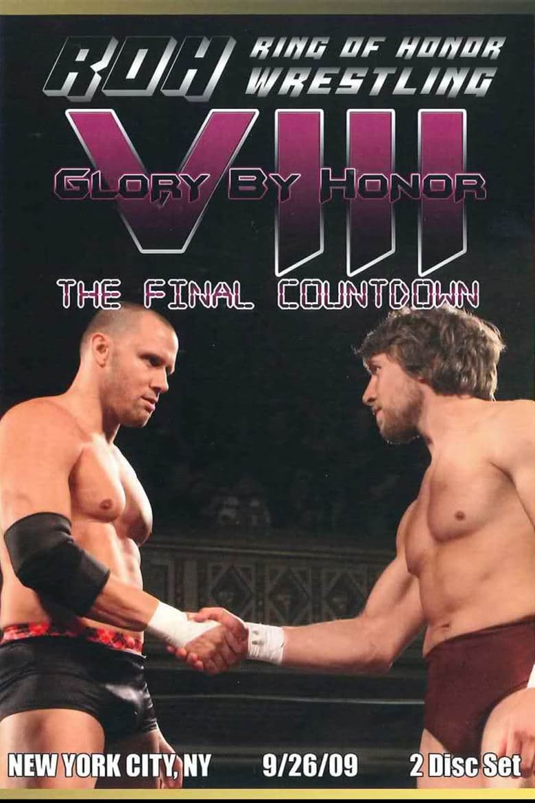 Poster of ROH: Glory By Honor VIII - The Final Countdown