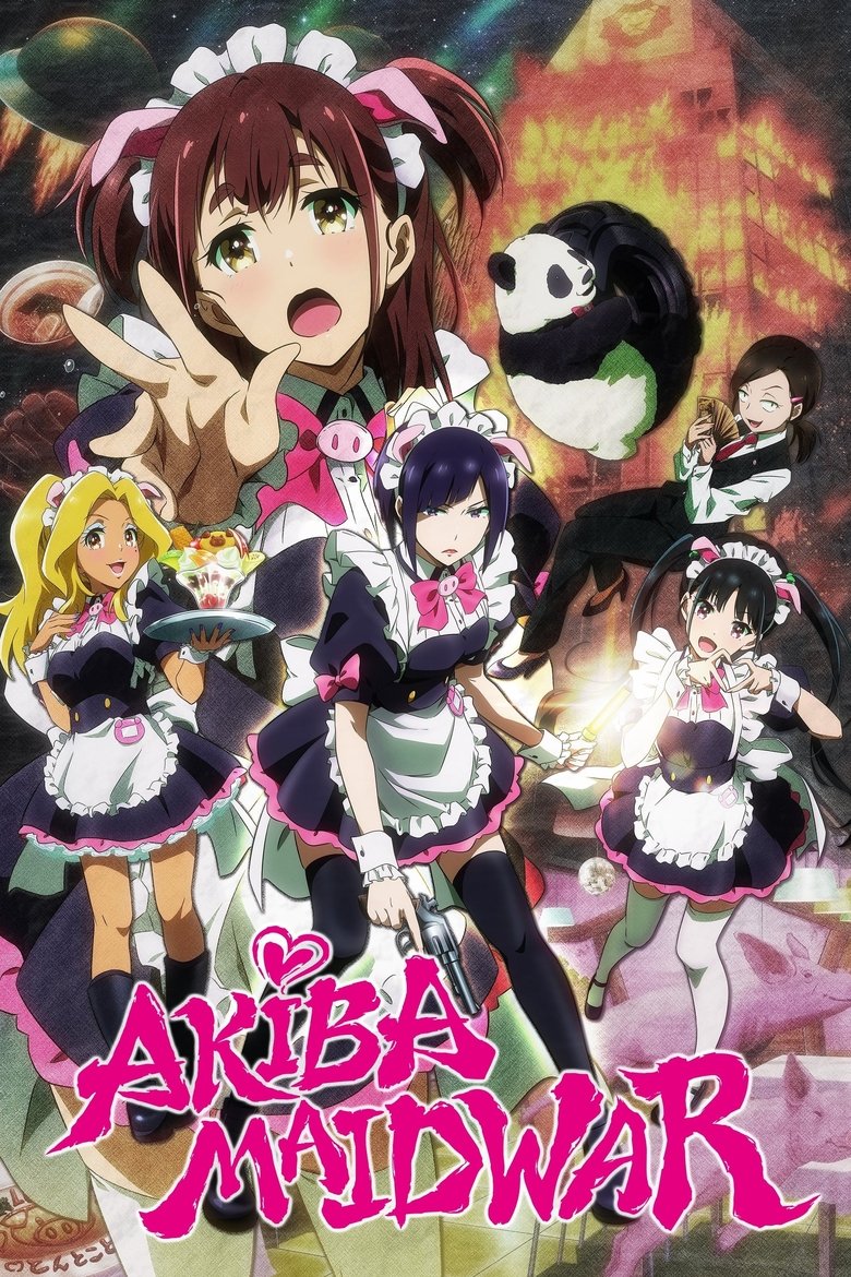 Poster of Cast and Crew in Akiba Maid War - At Moe’s End (Season 1 - Episode 12) - At Moe’s End