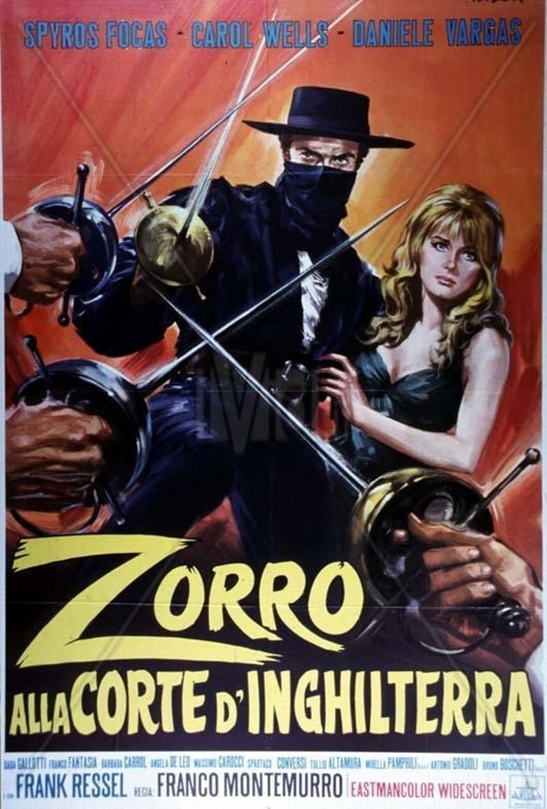 Poster of Zorro in the Court of England