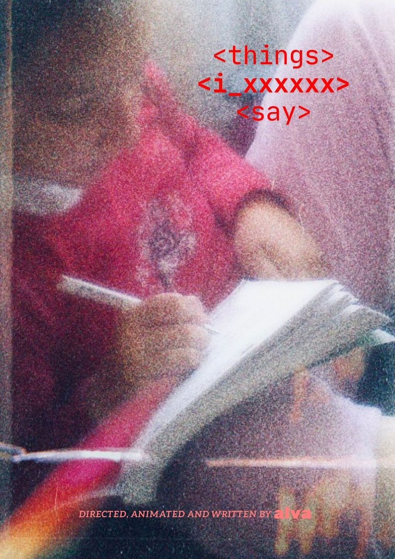 Poster of things i xxxxxx say
