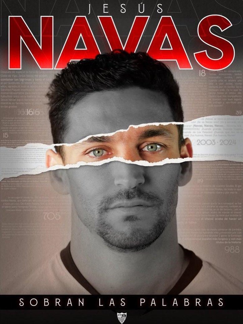 Poster of Jesús Navas, sobran las palabras