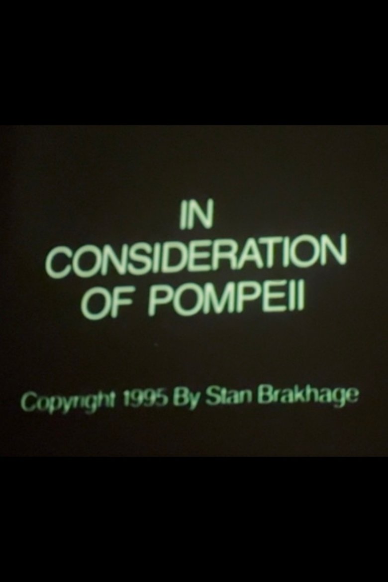 Poster of In Consideration of Pompeii