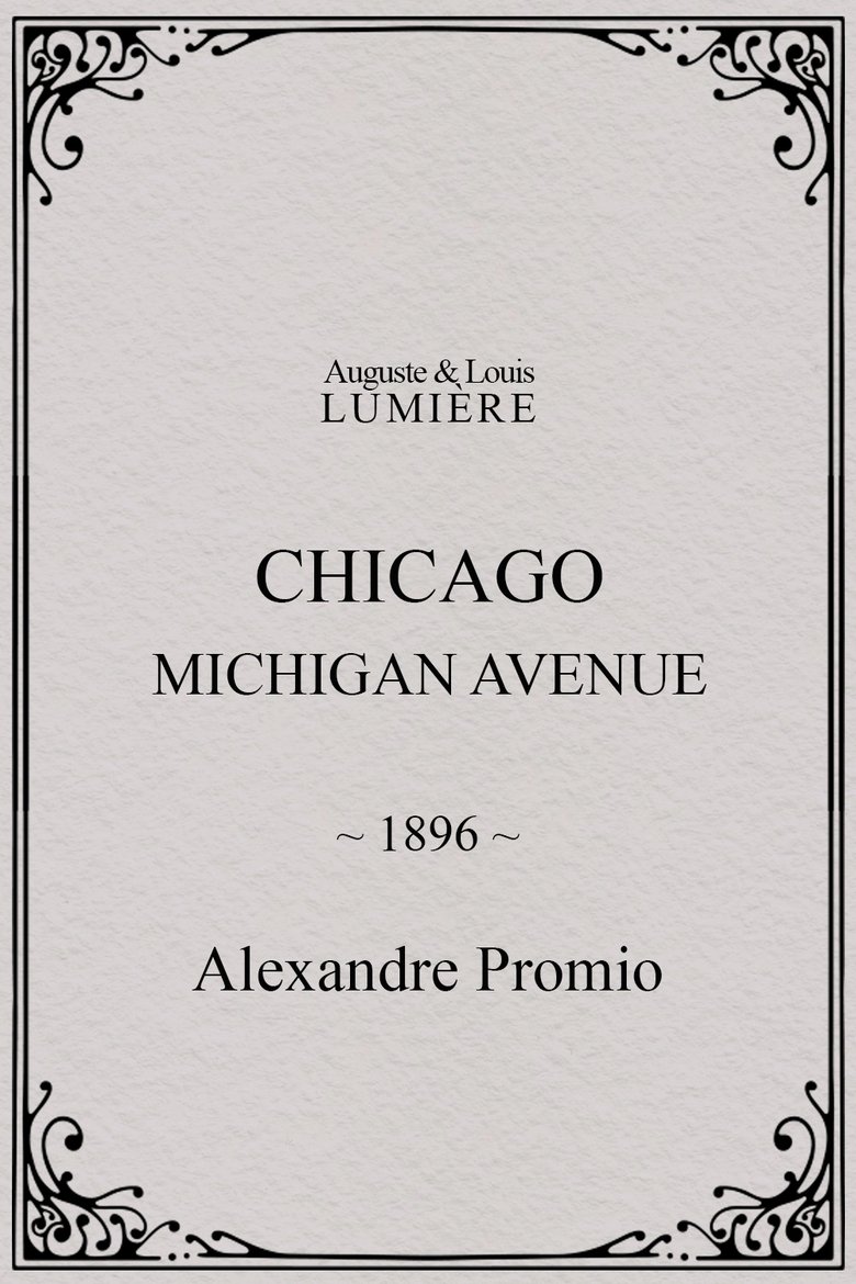 Poster of Chicago, Michigan avenue
