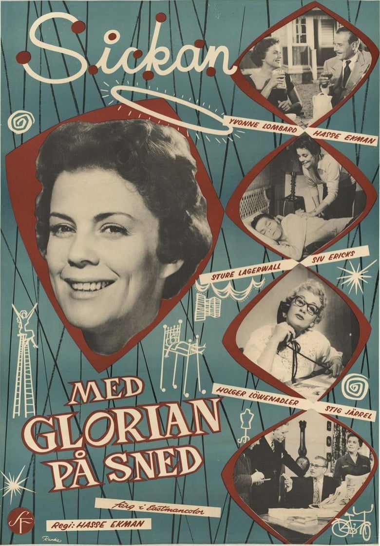 Poster of Med glorian på sned
