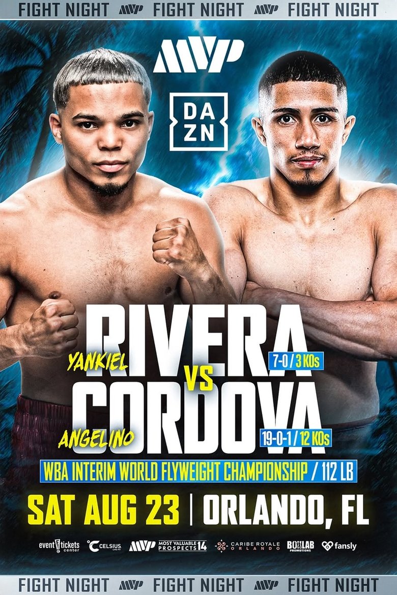 Poster of Yankiel Rivera vs. Angelino Cordova