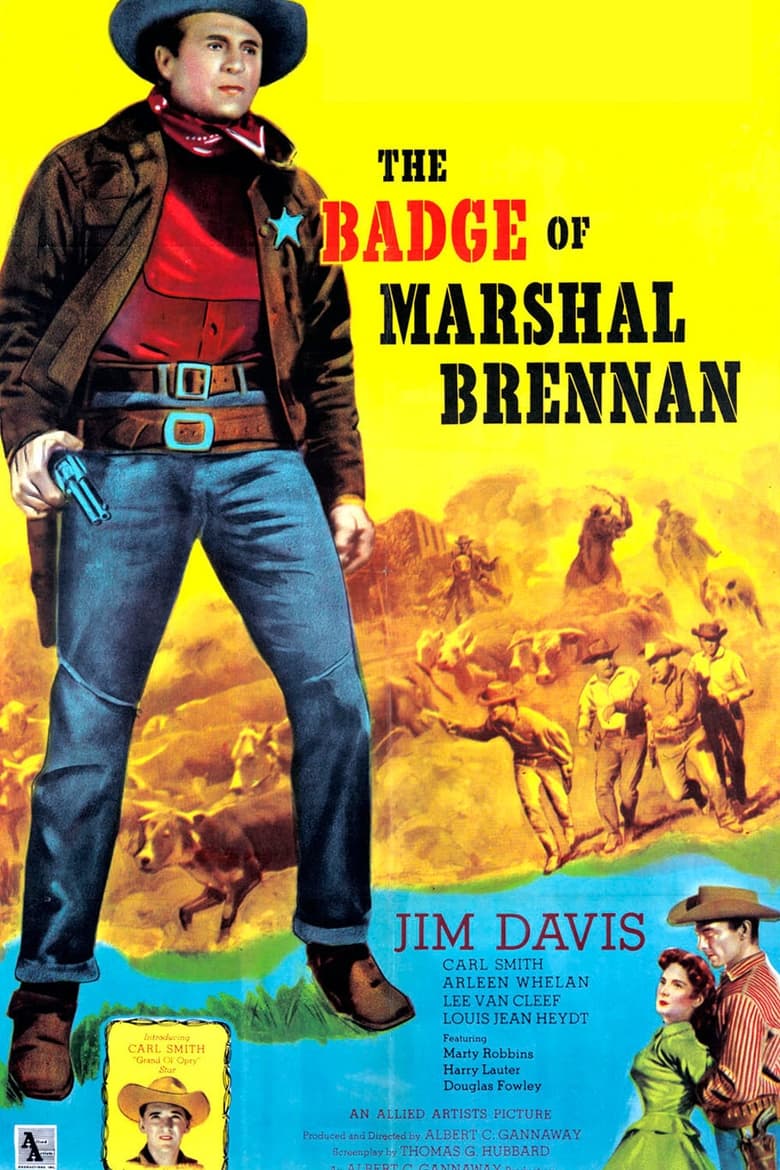 Poster of The Badge of Marshal Brennan