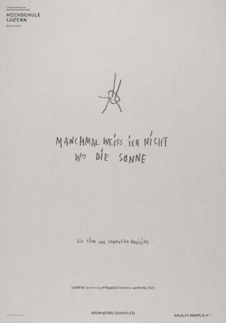 Poster of Sometimes i don't know where the sun