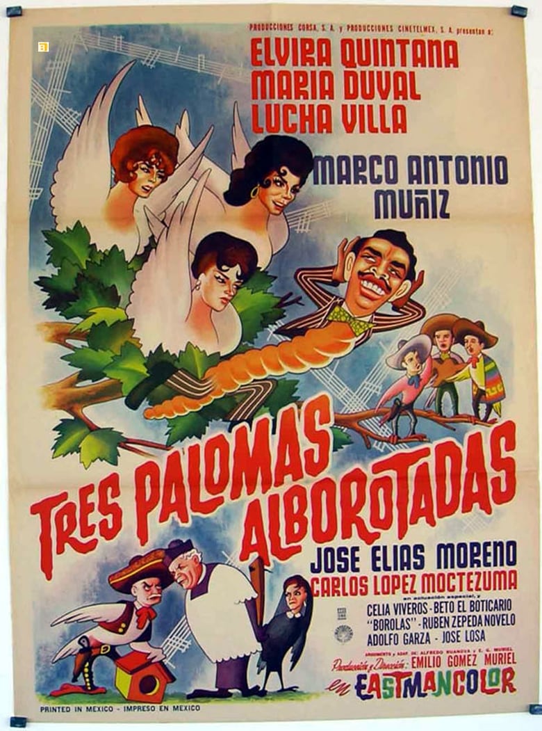 Poster of Tres palomas alborotadas