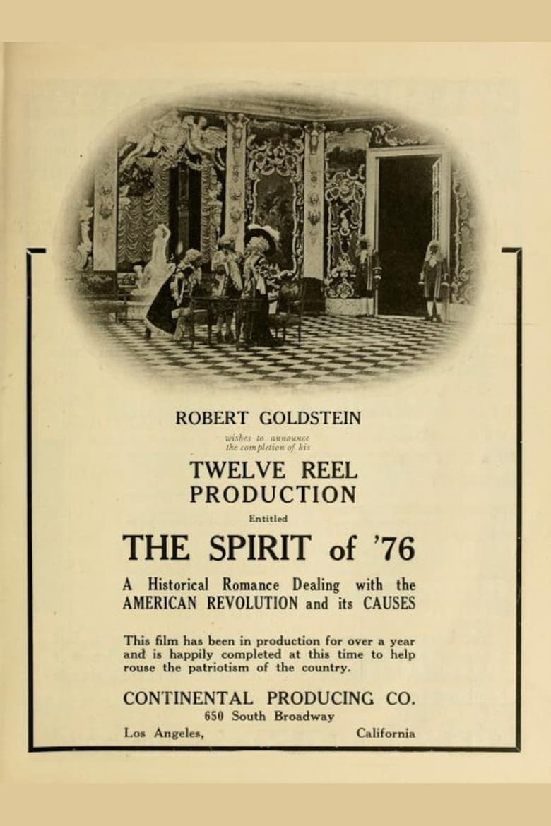 Poster of The Spirit of '76