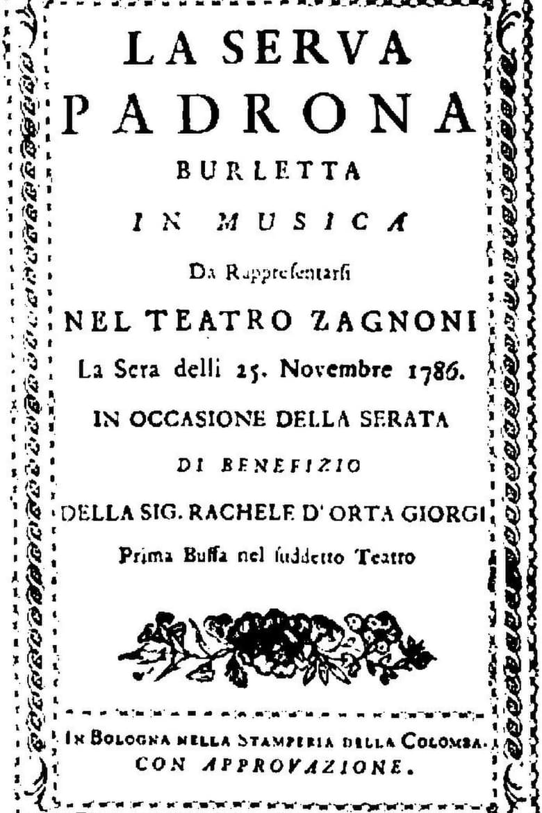 Poster of Pergolesi: La Serva Padrona