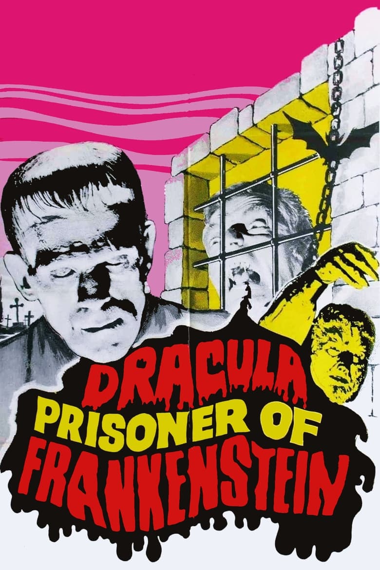 Poster of Dracula, Prisoner of Frankenstein