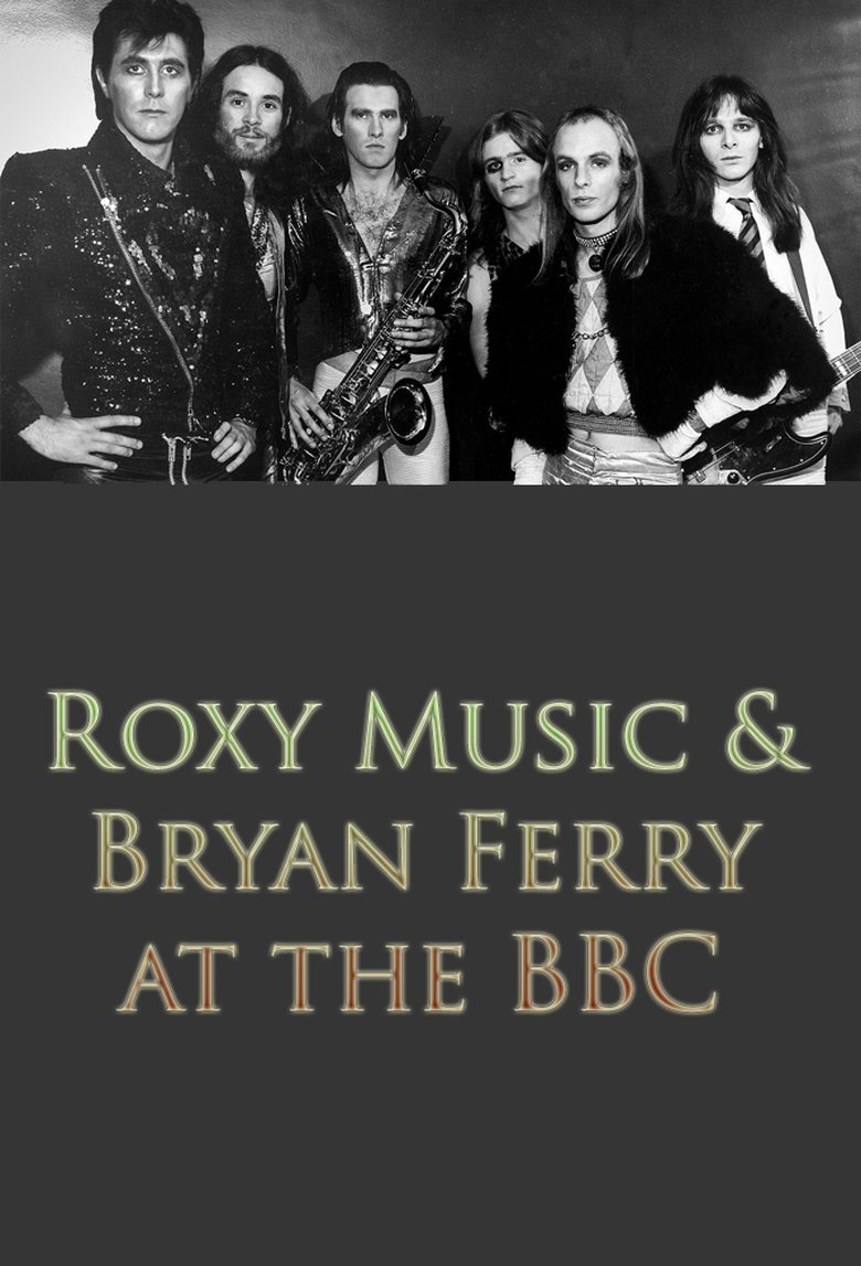 Poster of Roxy Music and Bryan Ferry at the BBC