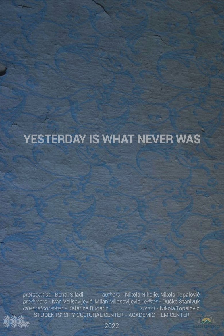 Poster of Yesterday Is What Never Was